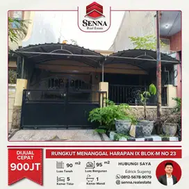 DIJUAL CEPAT BUTUH UANG RUMAH BAGUS RUNGKUT MENANGGAL HARAPAN