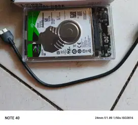 Jual hdd ukuran 2.5, bisa dijadikan hdd eksternal 500gb