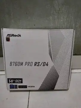 ASROCK B760M PRO RS/D4 DDR4