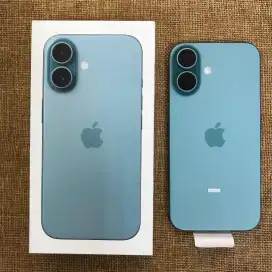 iPhone 16 128GB Teal Super Mulus Like new Garansi iBox april 2026