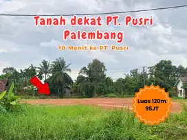 Tanah dekat PT Pusri Palembang