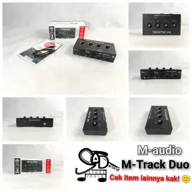 M Audio M Track Duo Soundcard Audio Interface M-Audio Sound Card