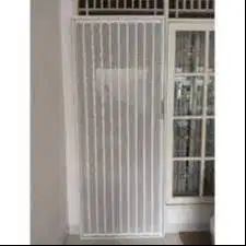 pintu kawat nyamuk alumunium/ aluflexs folding door alumunium bandung