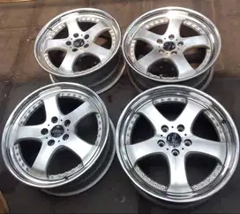 Dijual velg SSR Agle 5x114.3 18x8 +37 Step Lip Made in Japan