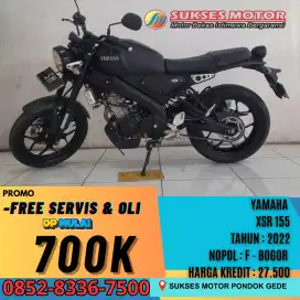 UANG MUKA 700 RIBU YAMAHA XSR 155 TAHUN 2022