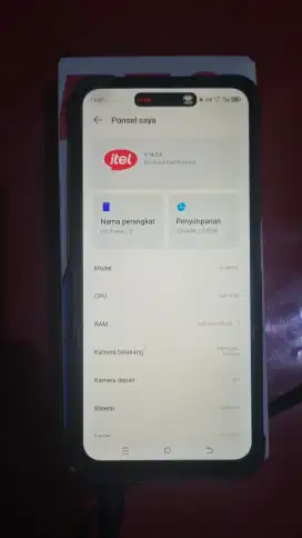 Itel power 70.ram 8/128