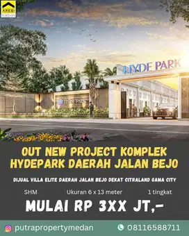 OUR NEWE PROJECT KOMPLEK HYDE PARK