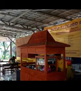 Gerobak kayu soto nego sampai jadi
