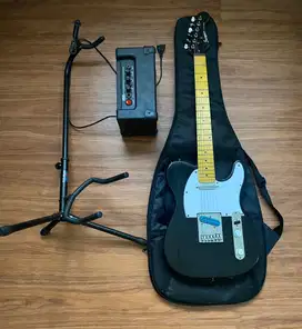 Gitar listrik scorpion (free stand, ampli, softcase)