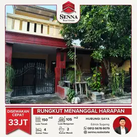 DISEWAKAN CEPAT BUTUH UANG RUMAH SIAP HUNI RUNGKUT MENANGGAL HARAPAN