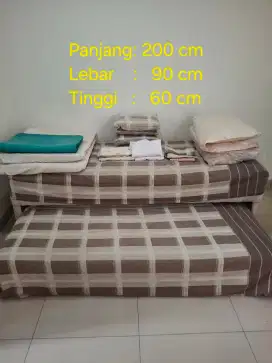 Kasur Springbed Twin 2 in 1 Sorong Merk Comforta