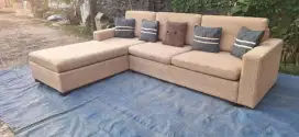 3 Set Sofa Vinoti L Shape Istemewa Besar