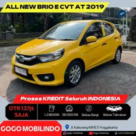 [Dp5jt] All New Brio E CVT Matic 2019 Km 38rb ISTIMEWA Kredit Murah
