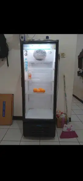 Jual showcase kulkas pendingin minuman ukuran 4 rak tanggung normal
