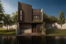 Iklan Rumah Ada Kolam Renang, di Jogja  Daerah Trihanggo Dekat UTY