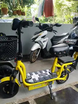 Skuter listrik merk Exotic