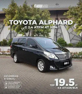 Alphard G ATPM 2.4 AT 2014