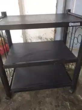 Rak tv besi 3 susun