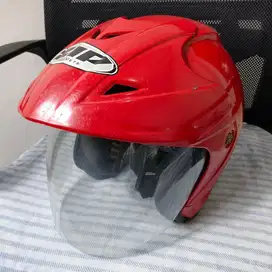 Helmet Sepeda Motor Zip Dakkar Merah Bekas Bagus