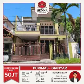 DISEWAKAN CEPAT BUTUH UANG RUMAH BAGUS SIAP HUNI PURIMAS TAMAN-GIANYAR