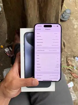 Iphone 15pro 128gb ibox garansi ON