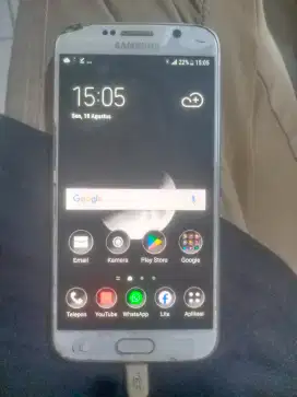 Samsung s6 flat ram 3/32 siap pakai