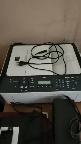 printer canon 3 in 1, kondisi on, minus warna magenta off