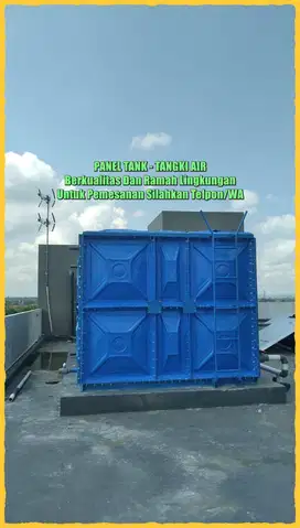 TANGKI AIR FIBERGLASS - GROUND TANK - PANEL FRP - ROOF TANK FRP - TANG