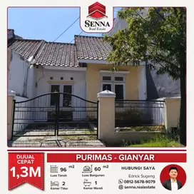 DIJUAL CEPAT BUTUH UANG RUMAH BAGUS PURIMAS TAMAN GIANYAR