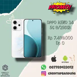 Kredit oppo Reno 14 5G 8/256Gb proses cepat promo Free 1x cicilab