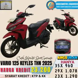 VARIO 125 KEYLES TERMURAH CASH KREDIT PROMO UNIT LAINYA KLIK PROFIL