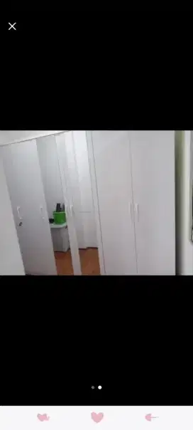Lemari pakaian 6 pintu