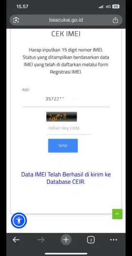 iphone 12 128 Beacukai resmi