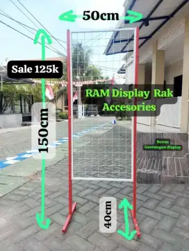 rak accesories free gantungan display