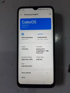 Oppo A77s Ram 8+8/128 original No minus