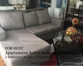 For Rent Apartement Sahid Sudirman Residence 2BR