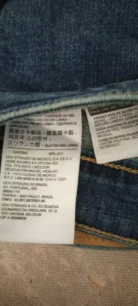 Celana panjang wanita LEVI'S Skinny 711