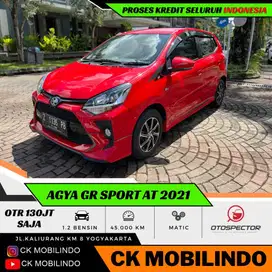 (Dp5jt) Toyota Agya GR Sport Matic 2021 ISTIMEWA Kredit Murah