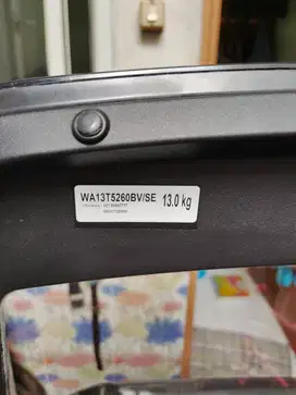 Dijual Mesin Cuci Samsung Top loading dengan Wobble Technology 13 Kg