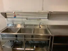 DIJUAL CEPAT PELENGKAPAN DAPUR RESTO 1 SET SIAP BUKA OUTLET BARU