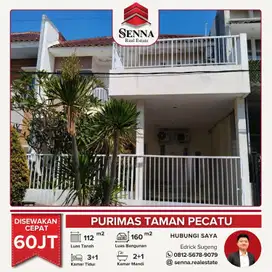 DISEWAKAN CEPAT BUTUH UANG RUMAH BAGUS SIAP HUNI PURIMAS TAMAN PECATU
