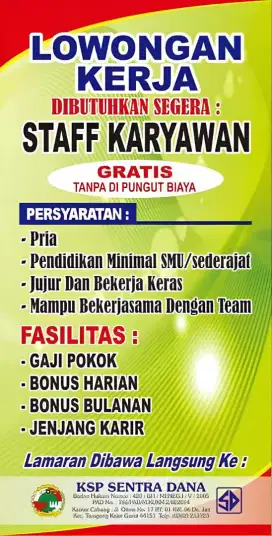 Staff marketing