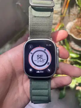 Jam Smart Watch Apple Ultra 49 mm Titanium GPS Cellular A2684 Original