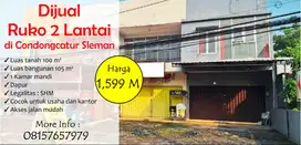 Dijual Cepat BU Ruko 2 Lantai Sleman Yogyakarta