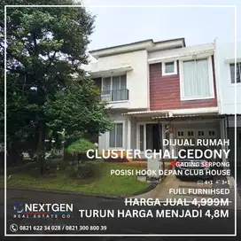 Dijual Rumah Cluster Chalcedony PHG Gading Serpong