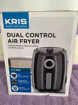Dual control air fryer