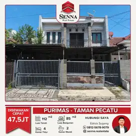 DISEWAKAN CEPAT BUTUH UANG RUMAH BAGUS SIAP HUNI PURIMAS TAMAN PECATU