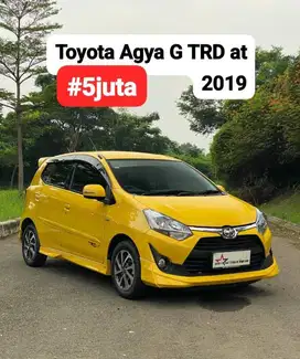 Toyota Agya G TRD at 2019 kuning #5juta
