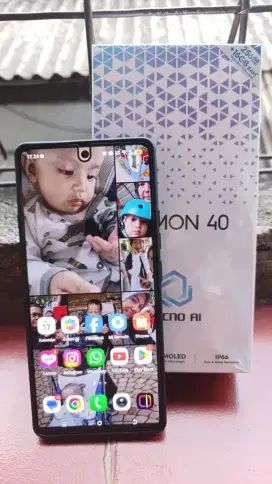 Tecno Camon 40 ram i/256 fullset