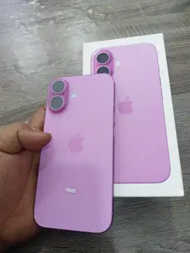 iPhone 16 pink 128 resmi ori mulus fullset